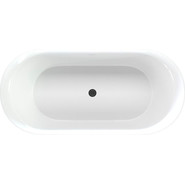 Ванна отдельностоящая Aquanet Family Smart 170х78 см 88778-GW-MB, чёрный глянцевый - фото 2