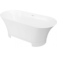 Ванна отдельностоящая Aquanet Bloom Ellipse 165х75 см TC-S92, белый матовый - фото 