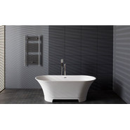 Ванна отдельностоящая Aquanet Bloom Ellipse 165х75 см TC-S92, белый матовый - фото 4