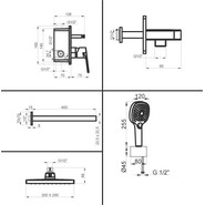 Душевая система для душа Azario Treya AZ-15680721 - фото 2