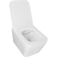 Унитаз подвесной безободковый Azario Boca AZ-2002 с крышкой микролифт, Цвет производителя: белый - фото 2