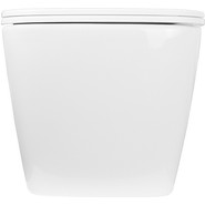 Унитаз подвесной безободковый Azario Boca AZ-2002 с крышкой микролифт, Цвет производителя: белый - фото 5