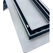 Трап Zeissler 60 см BAD556002BK, чёрный матовый (под плитку) - фото 5