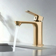 Смеситель для раковины Ledeme L1080Y, золото - фото 2