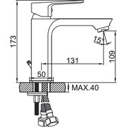 Смеситель для раковины Ledeme L1080Y, золото - фото 3
