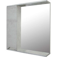 Зеркало-шкаф Loranto Florena 70 см CS00086986 L, светлый бетон - фото 