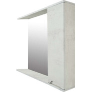 Зеркало-шкаф Loranto Florena 80 см CS00086987 R, светлый бетон - фото 3
