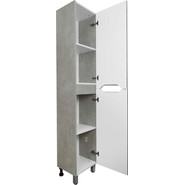 Пенал напольный Loranto Santorini 36 см CS00087006 R, светлый бетон - фото 2