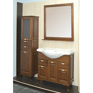 Пенал напольный Стиль Пандора 40 см L, орех - фото 2