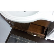 Тумба напольная с раковиной Стиль Пандора 80 см, орех - фото 3