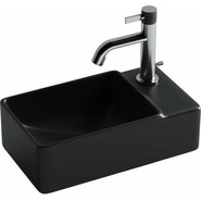 Раковина подвесная Ceramicanova Element 40 см R CN5045MB, чёрный матовый - фото 