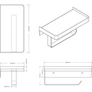 Держатель для туалетной бумаги Azario Altre AZ-688 - фото 2