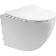 Унитаз подвесной безободковый Aquatek Европа AQ1900T-00 с тонкой крышкой микролифт (Система смыва торнадо) - фото 2