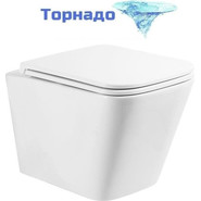 Унитаз подвесной безободковый BelBagno Ardente-Tor BB520CH-TOR (Система смыва торнадо) - фото 