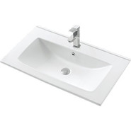 Тумба подвесная с раковиной Mirsant Next 80/1 см (раковина More 80), белый - фото 2