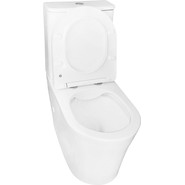 Унитаз-компакт безободковый Azario Anteo Round AZ-1219A с тонкой крышкой микролифт - фото 4