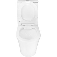 Унитаз-компакт безободковый Azario Anteo Round AZ-1219A с тонкой крышкой микролифт - фото 5