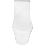 Унитаз-компакт безободковый Azario Anteo Round AZ-1219A с тонкой крышкой микролифт - фото 6