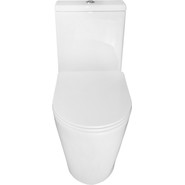 Унитаз-компакт безободковый Azario Flin AZ-1363C с тонкой крышкой микролифт - фото 6