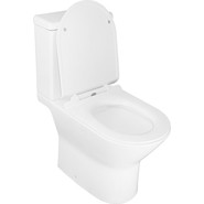 Унитаз-компакт безободковый Azario Mons AZ-76004 с тонкой крышкой микролифт - фото 2