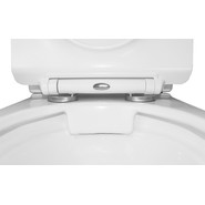 Унитаз-компакт безободковый Azario Mons AZ-76004 с тонкой крышкой микролифт - фото 6