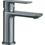 Душевой комплект Haiba: Душевая стойка HB24505-3 + смеситель для раковины HB10505-3, цвет графит - фото 3