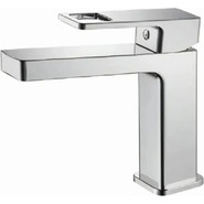 Душевой комплект Haiba: Душевая стойка HB24615 + смеситель для раковины HB10615, цвет хром - фото 3