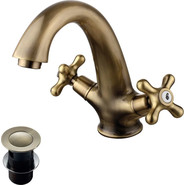 Набор смесителей Lemark: Смеситель для ванны Vintage LM2841B + смеситель для раковины Vintage LM2806B, бронза - фото 4