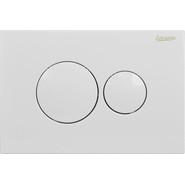 Кнопка смыва Loranto 7310, белый глянцевый - фото 