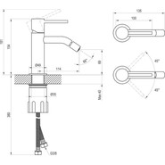 Смеситель для биде Ravak ES 056.00CR X070201 - фото 3