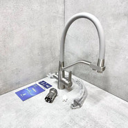 Смеситель для кухни Haiba HB76822, сатин - фото 2