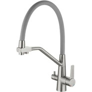 Смеситель для кухни Haiba HB76822, сатин - фото 4