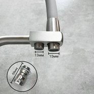 Смеситель для кухни Haiba HB76822, сатин - фото 5