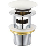 Донный клапан Cezares CZR-SAT7-Bi, белый - фото 