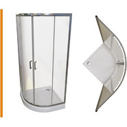 Душевое ограждение Радомир Смарт 90x90 см, хром/прозрачное - фото 3