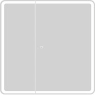 Зеркало-шкаф Cezares 80 см SPC-MAR-800/800-2A-LED-TCH - фото 