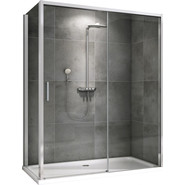Душевое ограждение Abber Komfort 160х90 см AG93160-S92 (стекло 8 мм) хром/прозрачное - фото 
