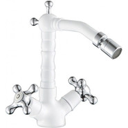 Смеситель для биде Cezares RETRO-C-BS2-BLC, белый глянцевый, Цвет производителя: белый глянцевый - фото 