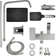 Душевая стойка Brimix 87755, алюминий - фото 4