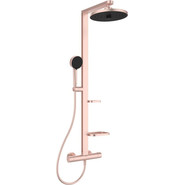 Душевая стойка с термостатом Ideal Standard ALU+ IS BD583RO, розовый - фото 