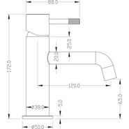 Смеситель для раковины Boheme Uno 461-MG matt gold, matt gold, Цвет производителя: matt gold - фото 2