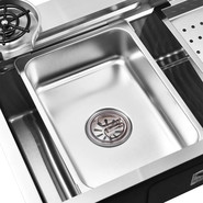 Кухонная мойка Gerhans K37545 1 мм, нержавеющая сталь (НОВИНКА 2024), Цвет производителя: нержавеющая сталь - фото 6