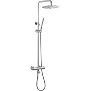 Душевая стойка с термостатом Boheme Uno 468-T-CR, chrome, Цвет производителя: chrome - фото 