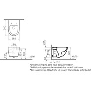 Унитаз подвесной безободковый Vitra Sento 7748B083-0101, чёрный матовый, Цвет производителя: чёрный матовый - фото 5