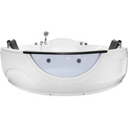 Ванна акриловая угловая Loranto 155х155х75 см , с гидромассажем, для двух персон (CS-831N) - фото 2