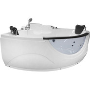 Ванна акриловая угловая Loranto 155х155х75 см , с гидромассажем, для двух персон (CS-831N) - фото 3