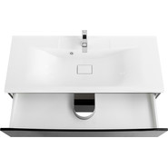 Тумба подвесная с раковиной BelBagno MARINO-1200-2C-SO-NL-P 120 см, Nero Lucido - фото 4