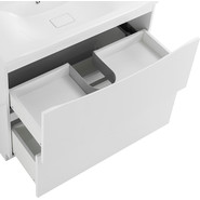 Тумба напольная с раковиной BelBagno MARINO-1000-2C-PIA-BL-P 100 см, белый - фото 6