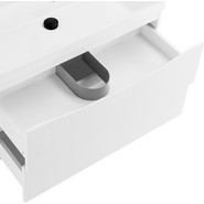 Тумба подвесная с раковиной BelBagno MARINO-900-2C-SO-BL-P 90 см, Bianco Lucido - фото 6