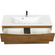 Тумба подвесная с раковиной BelBagno MARINO-H60-1000-2C-SO-RN-P 100 см, Rovere Nature - фото 5